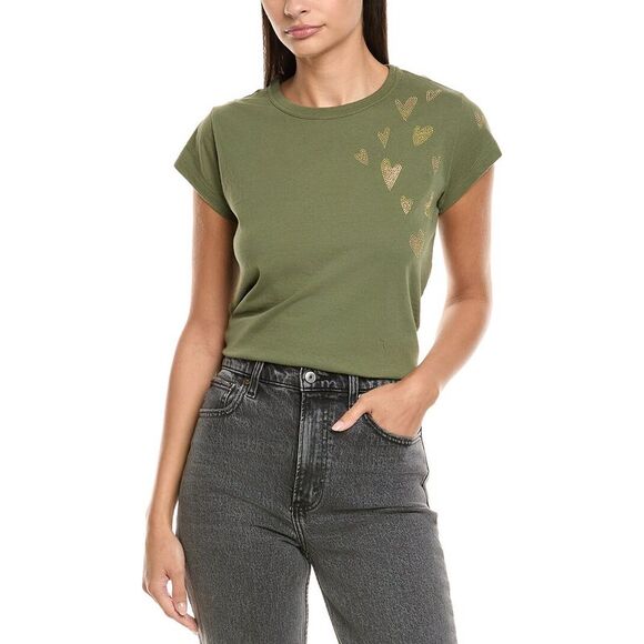 Zadig & Voltaire Tops - Zadig & Voltaire Womens  Woop Rain T-Shirt, Green
